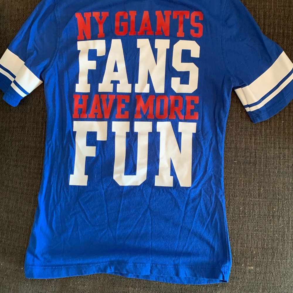 NY Giants girl t-shirt  size 8-10